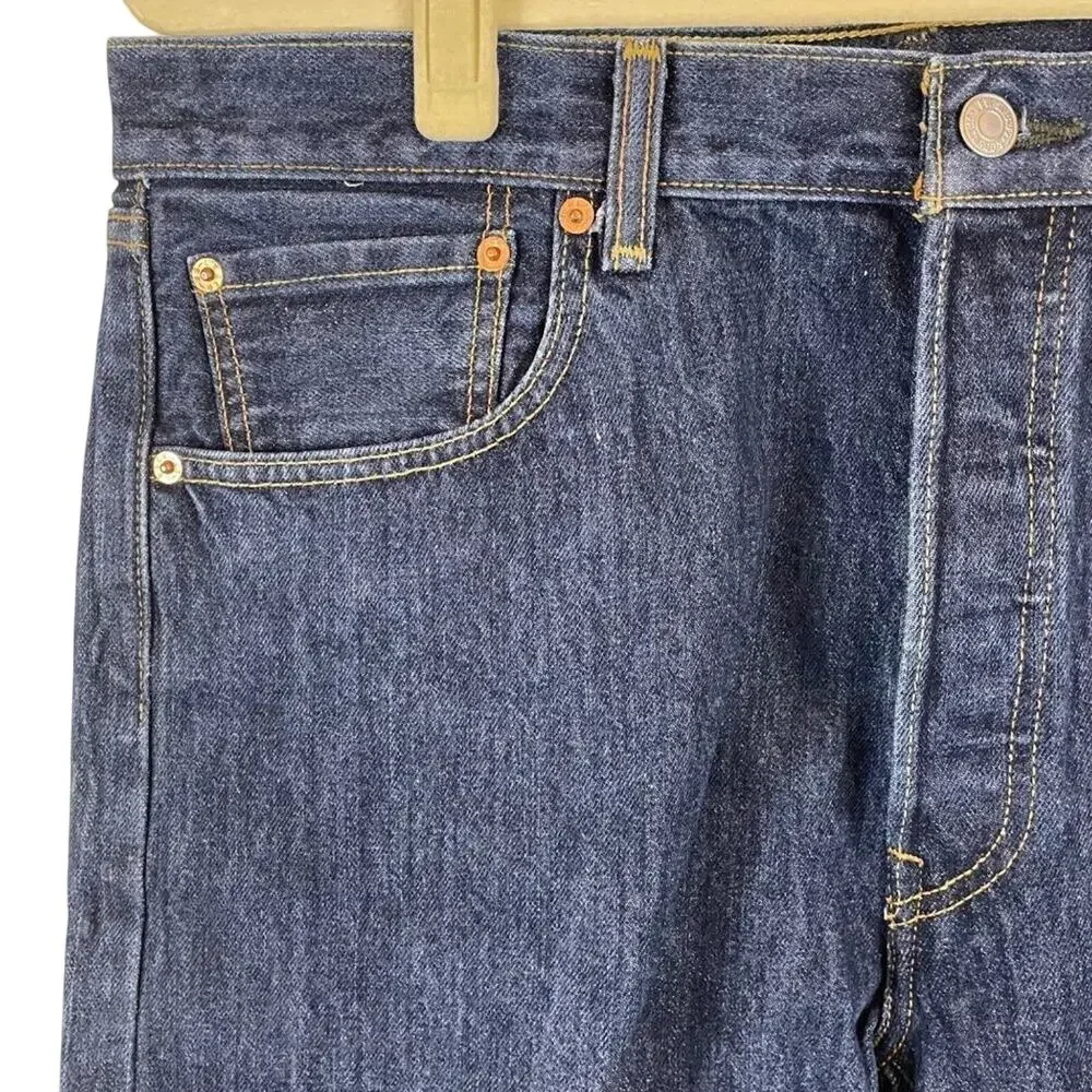 Levi’s 501 Button Fly All Cotton Jeans Men’s Size 36 X 30